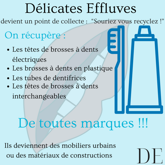 Délicates Effluves devient un point de collecte « Souriez, vous recyclez ! »