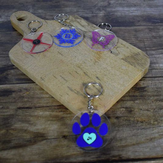 Porte clé Patte de chien personnalisé