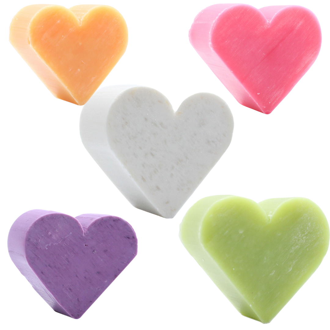 Lot de 5 savons d'invité - Au choix