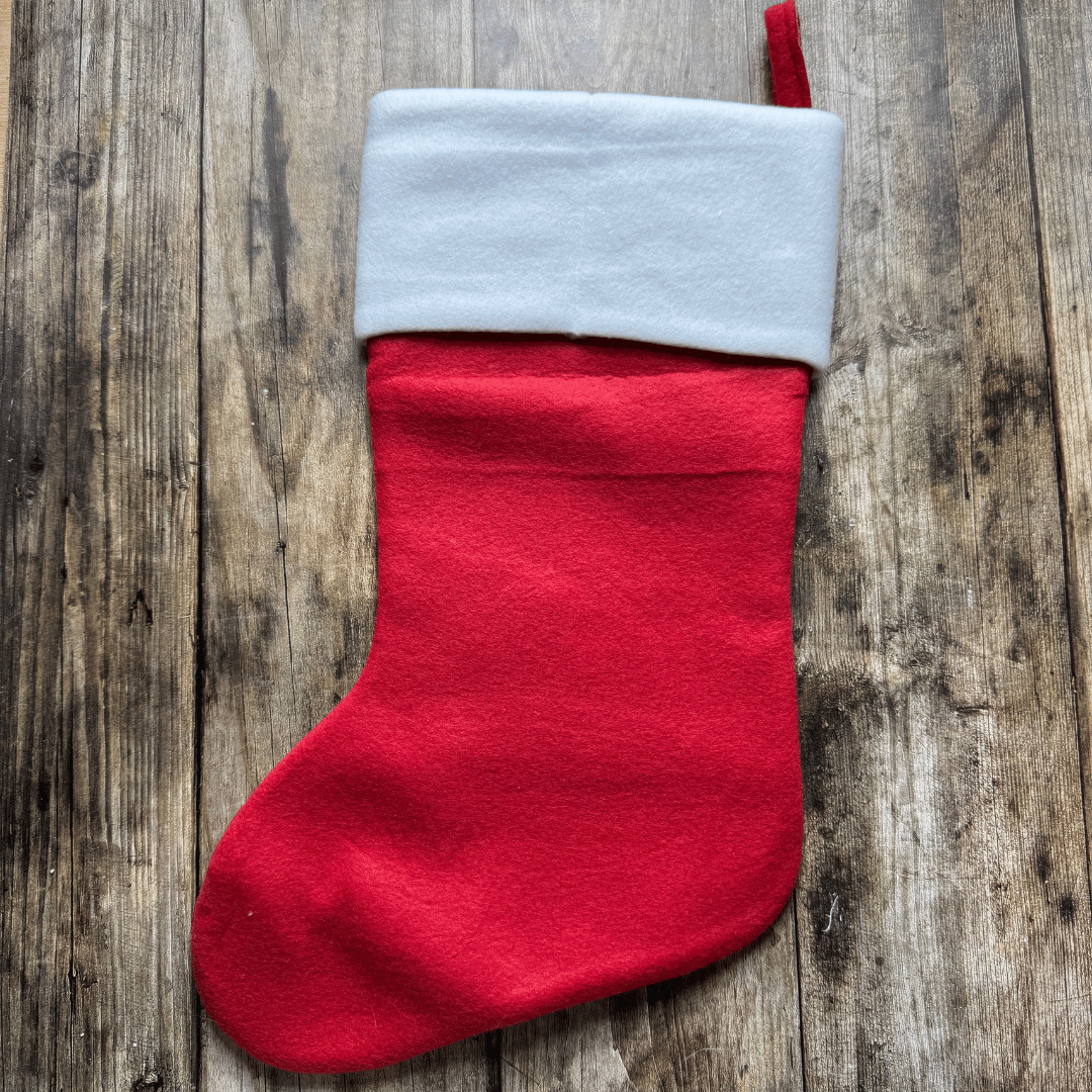 Chaussette de Noël personnalisable – Bonhomme de neige