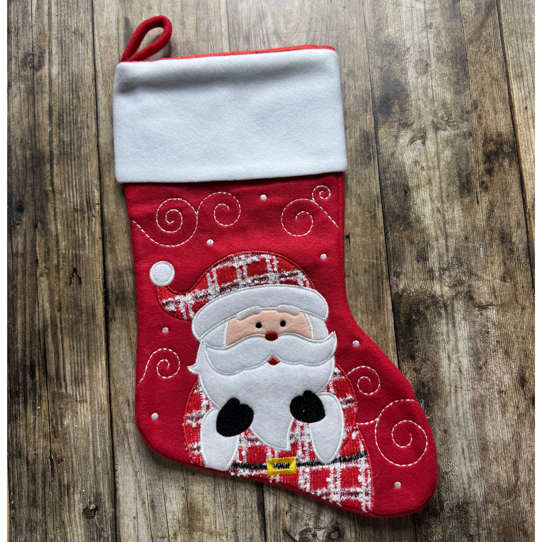 Chaussette de Noël personnalisable – Père Noël