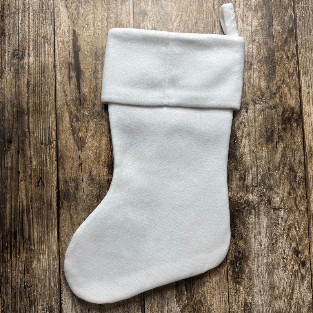 Chaussette de Noël personnalisable – Renard