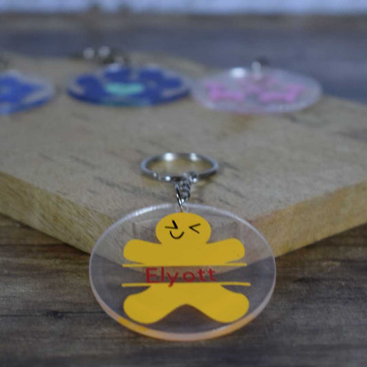 Porte clé Bonhomme en pain d'épices personnalisé