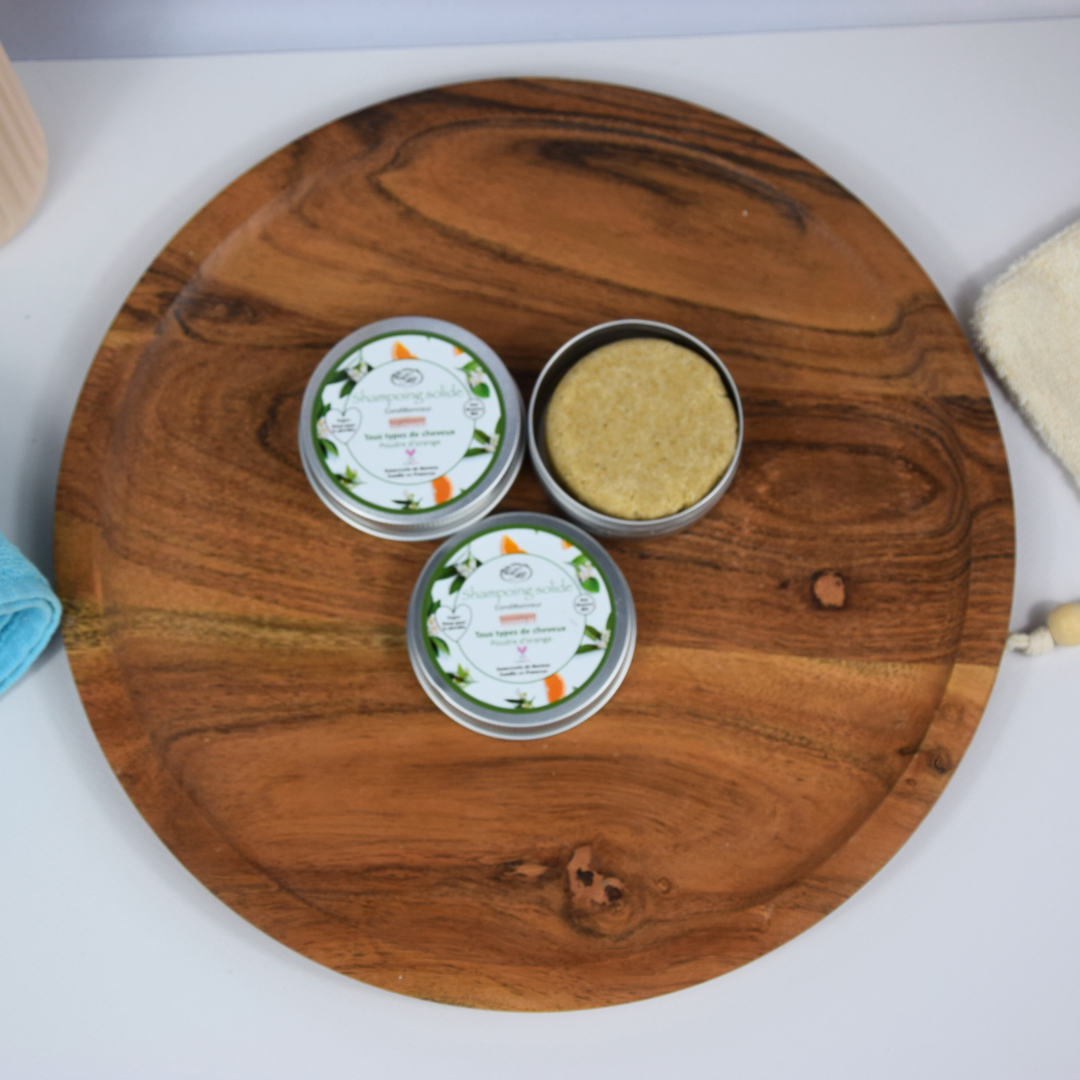 Shampoing Solide Poudre d'Orange