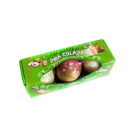 Ensemble de 3 Boules de Bain Piña Colada