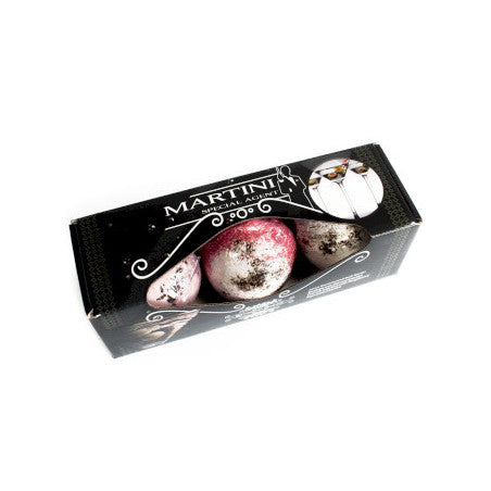 Ensemble de 3 Boules de Bain Martini