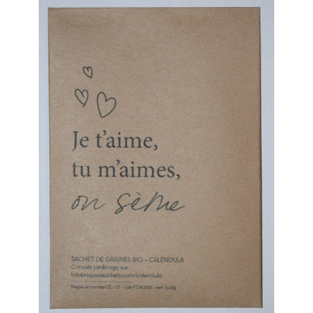 Je t'aime, tu m'aimes, on sème