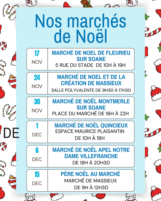 Nos marchés de Noël 2024