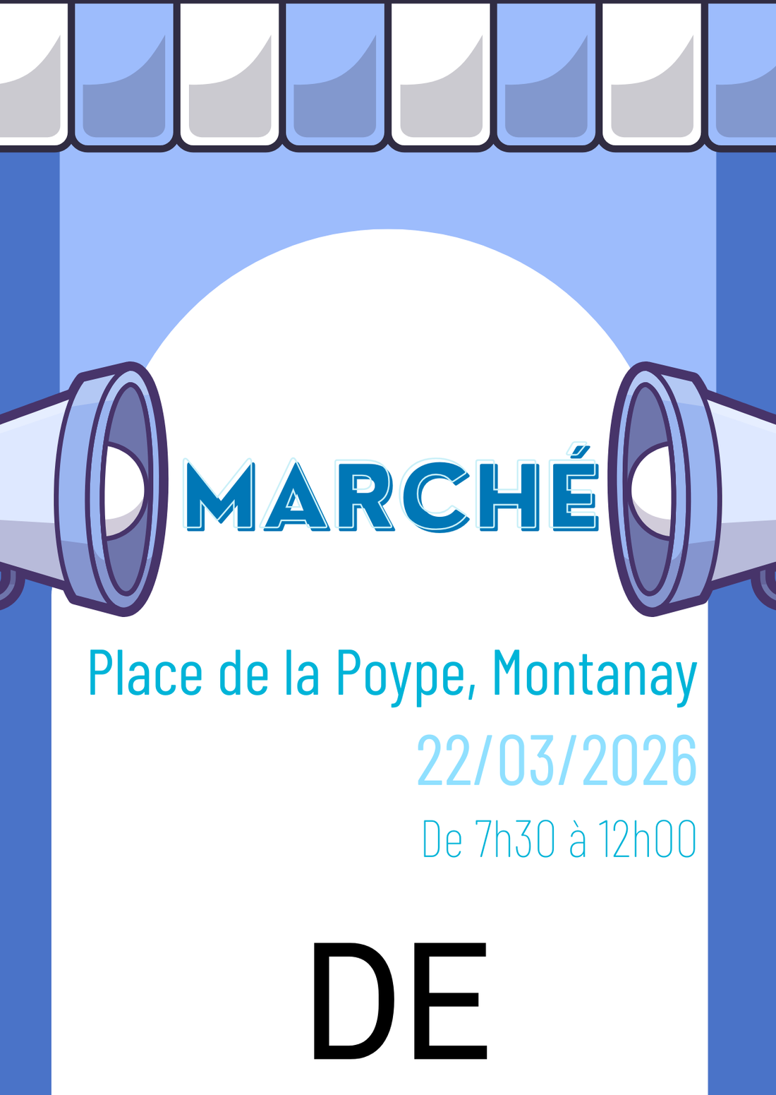 Marché du 22 Mars à Montanay