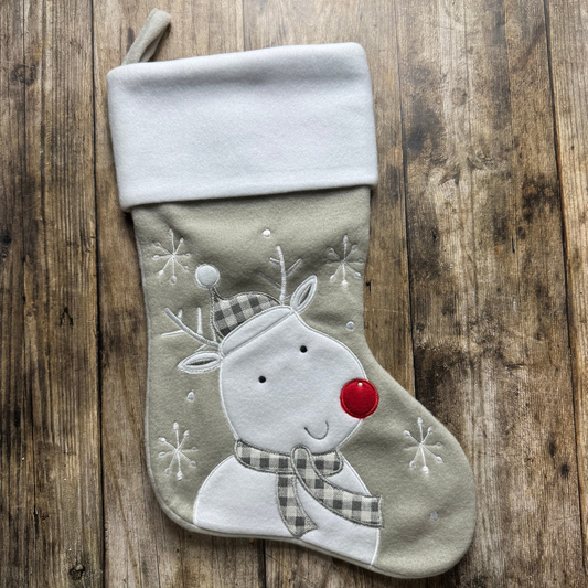 Chaussette de Noël personnalisable – Renne