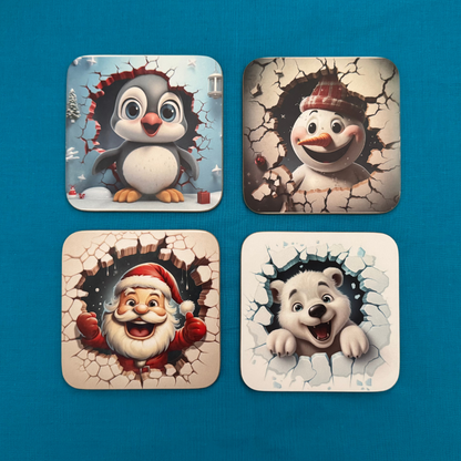 Dessous de verre -  Dans la glace