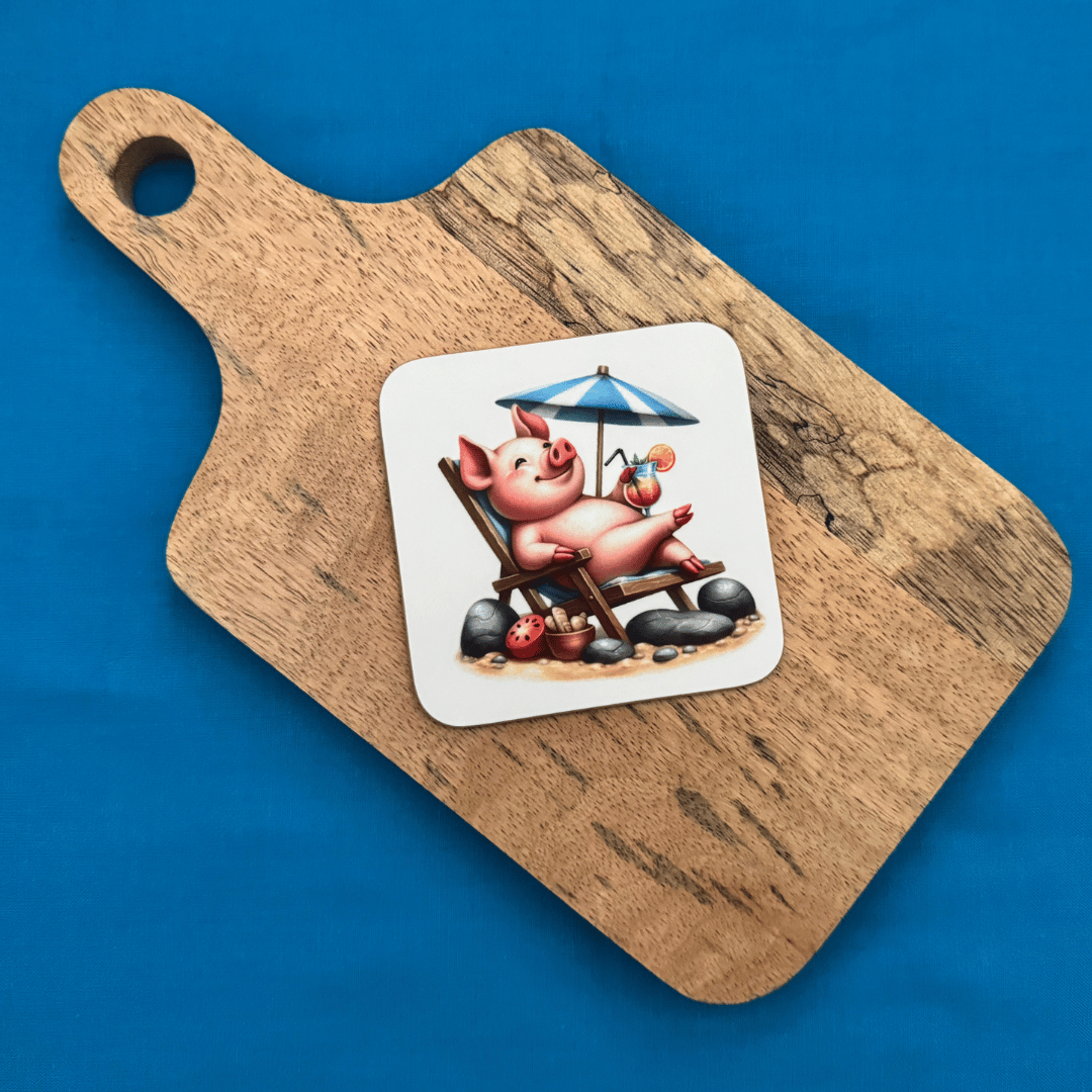 Dessous de verre - Intrus à la plage