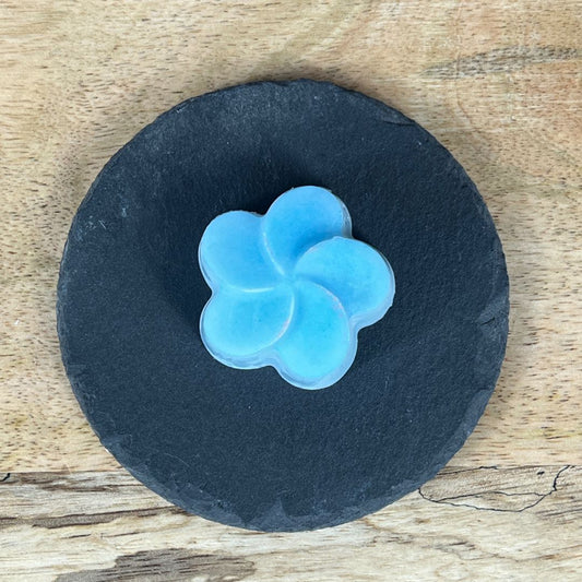 Photo du fondant moulé parfum Fleur de Lotus vue de haut.