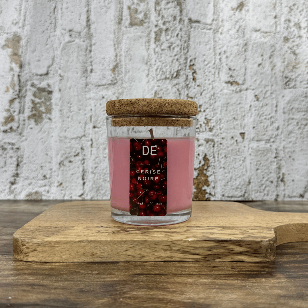Bougie 25h - Cerise Noire