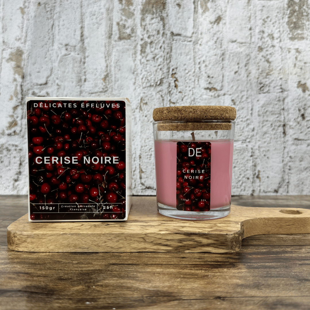 Bougie 25h - Cerise Noire