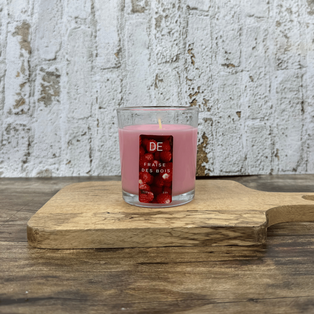 Bougie 25h - Fraise des Bois