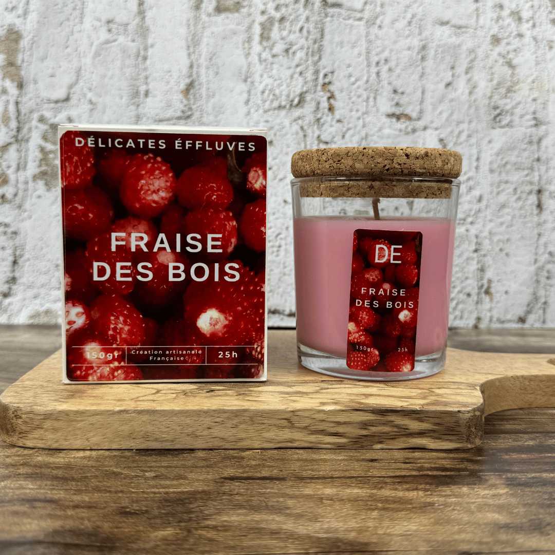 Bougie 25h - Fraise des Bois
