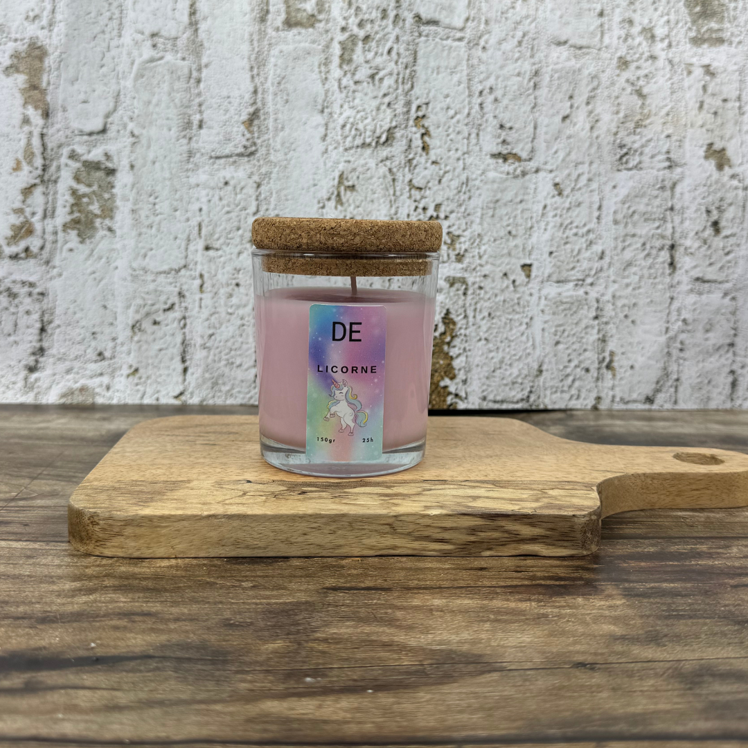 Bougie 25h - Licorne