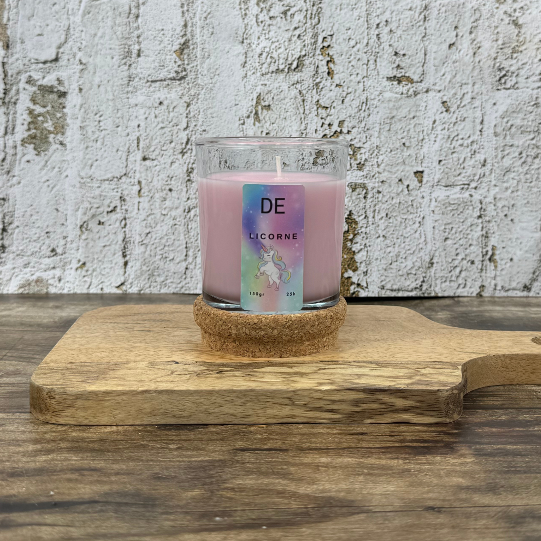 Bougie 25h - Licorne