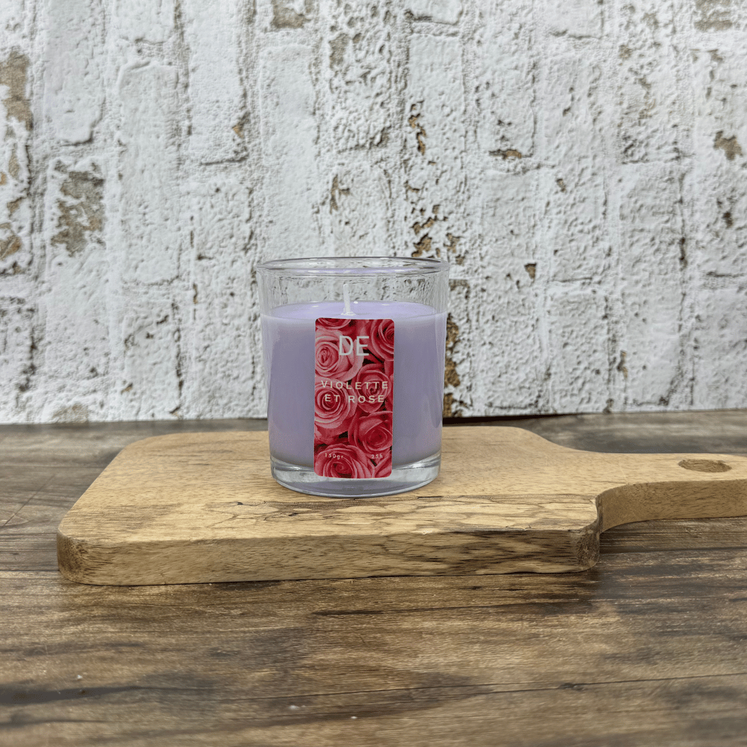 Bougie 25h - Violette et Rose