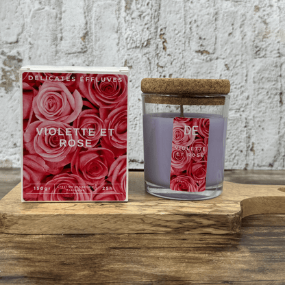 Bougie 25h - Violette et Rose